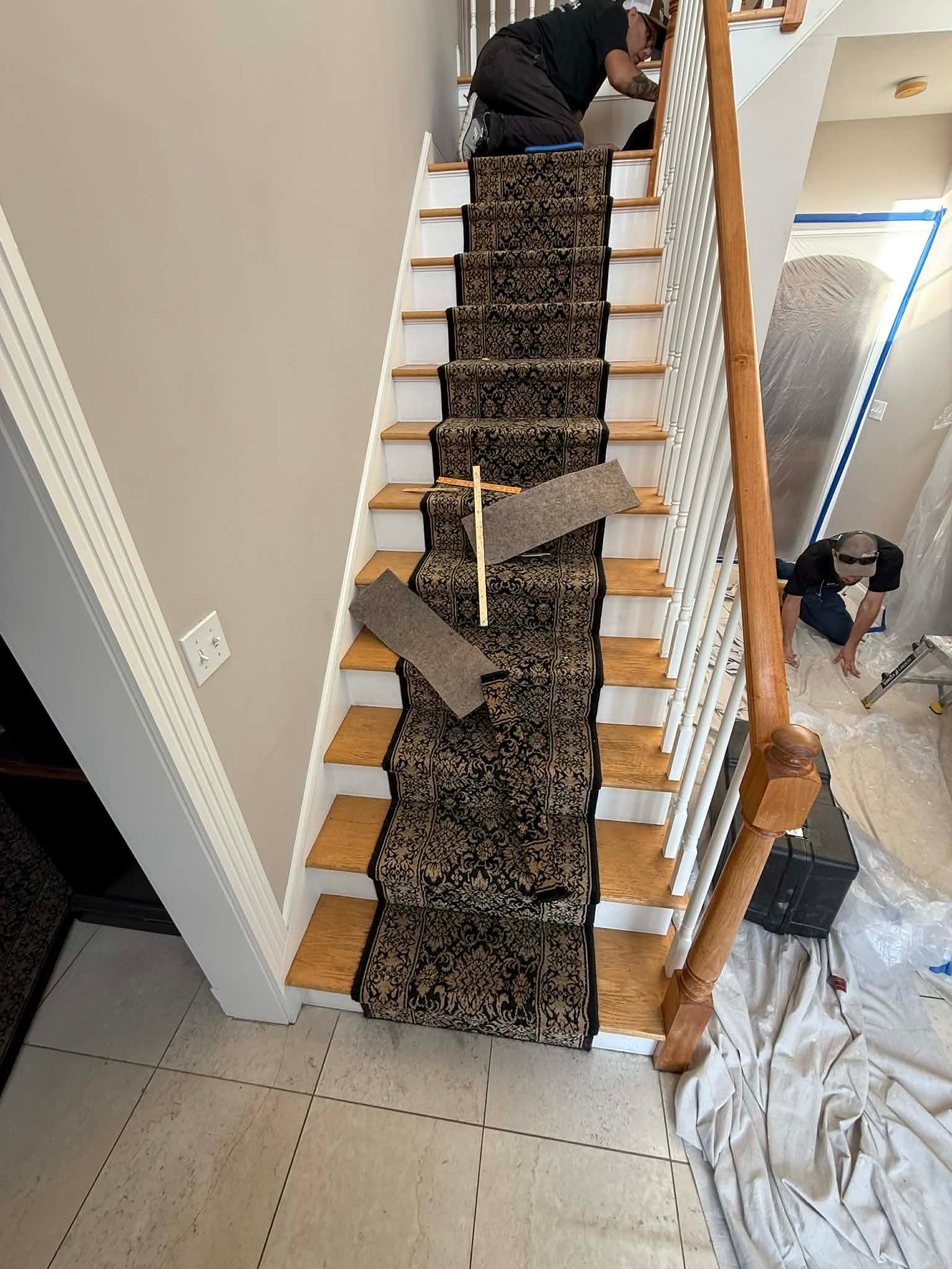 Staircase before renovation